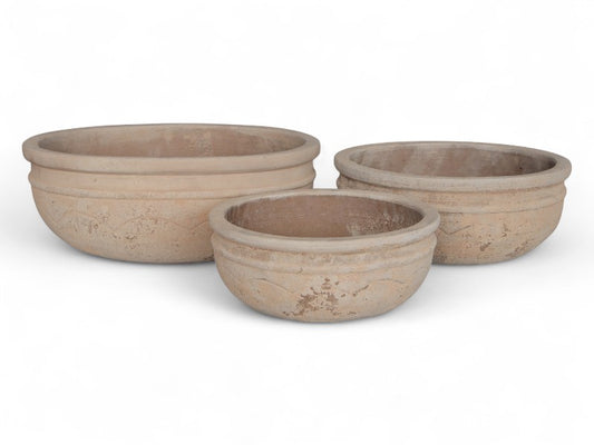 CAPUA MØNSTE FAD- ANTIK TERRACOTTA