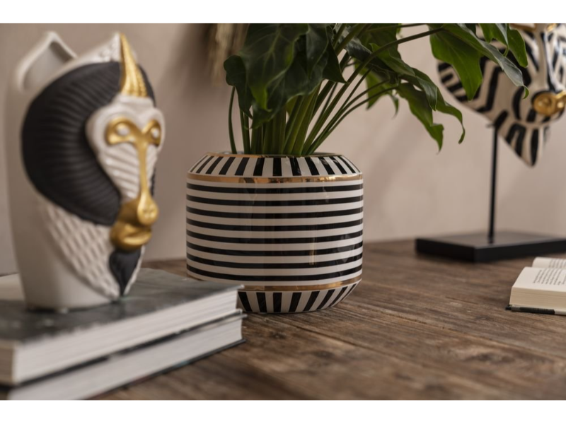 MabellaStyle Disa Vase Sort/Hvid Pynt og Interiør