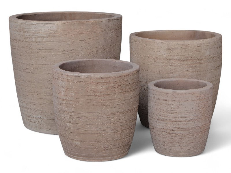 KRADSE CYLINDER ANTIK TERRACOTTA HAVEKRUKKER-Vietnam