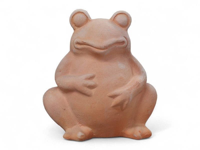 HAVEFIGUR - FRØ 1 TERRACOTTA 22X16X24CM