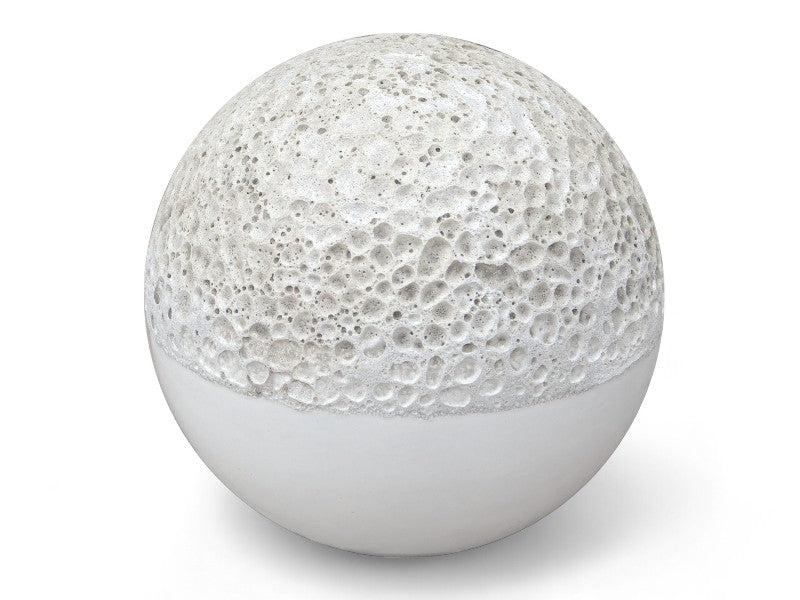 HAVEFIGUR-DEKO BOLD-LAVA Ø25CM HVID