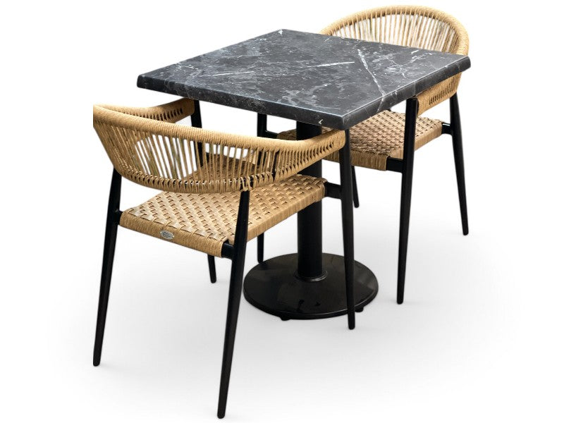 Laminat marmor struktur havebord