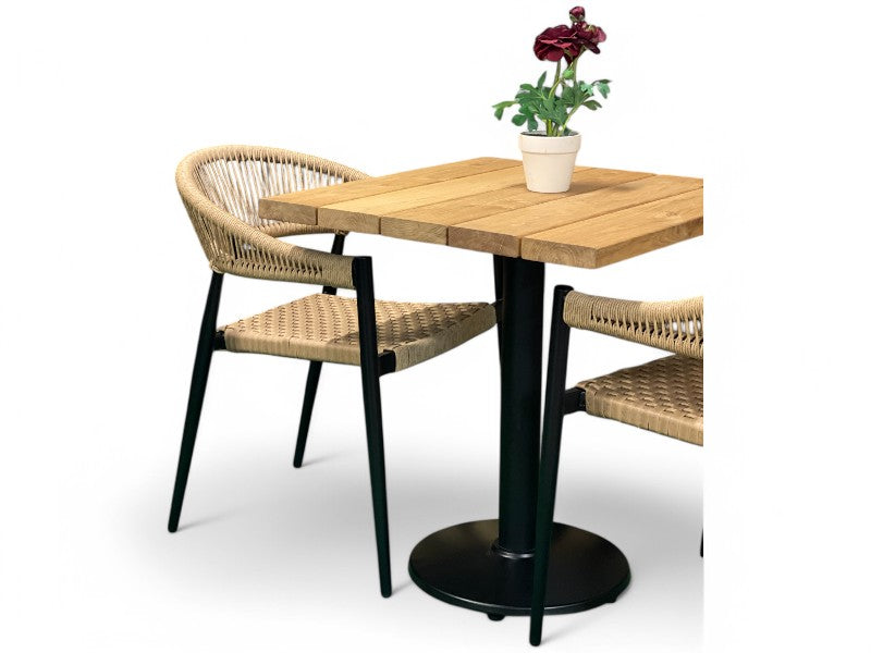 EGETRÆ Planke havebord og 2Teddy stole