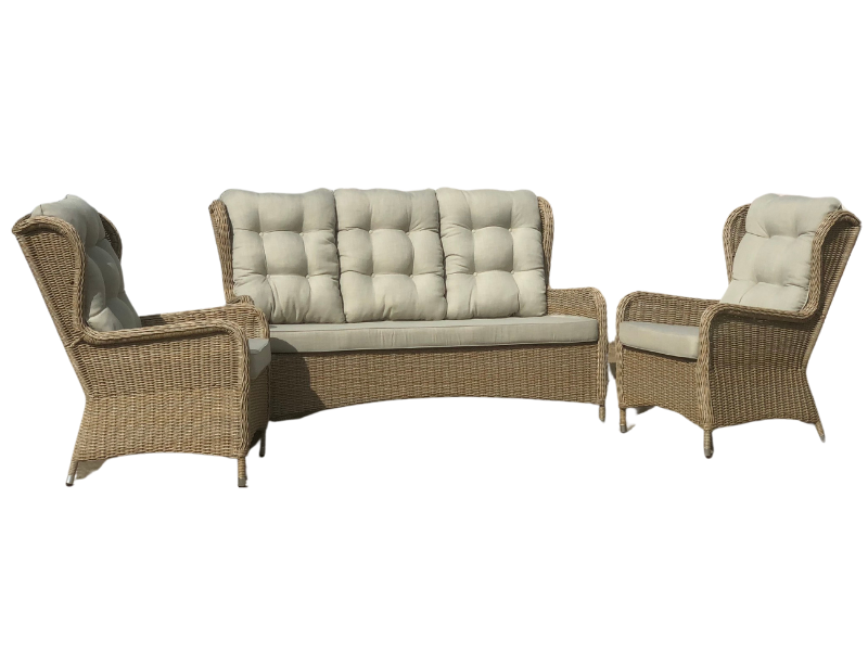 3 personers sofasæt QUEEN series II - Dry fast foam