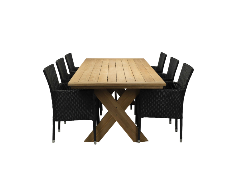 SALFORD Havebord 200cm og 240cm