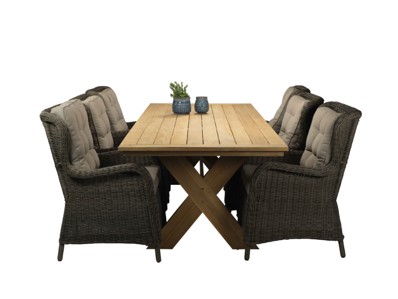 SALFORD Havebord 200cm og 240cm