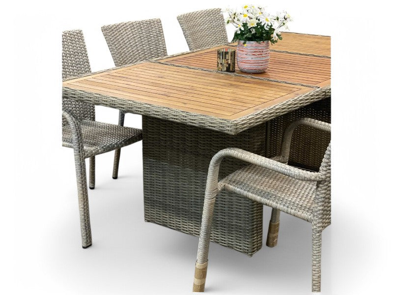 SORIA Havebord og 6 stk SOHO havestole