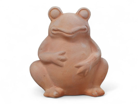 HAVEFIGUR - FRØ 1 TERRACOTTA 22X16X24CM