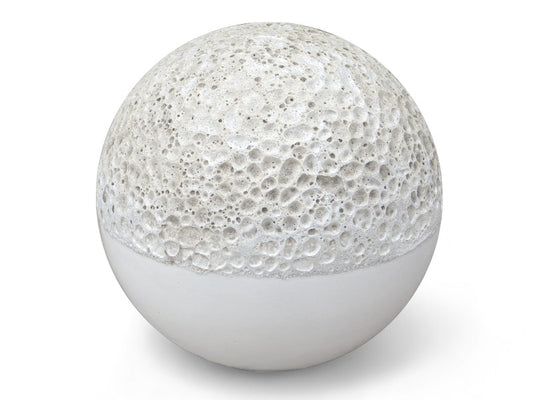 HAVEFIGUR-DEKO BOLD-LAVA Ø25CM HVID