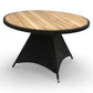 Kerteminde Rundt havebord -TEAK