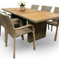 SORIA Havebord og 6 stk SOHO havestole