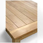 BEDFORD TEAK Havebord 200cm og 6 Dublin stabels havestole
