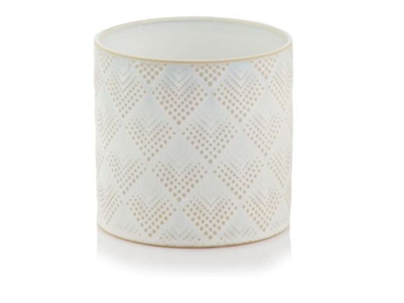 Mabella Urtepotte keramik - creme hvid