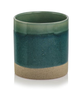 Mabella Urtepotte keramik - Mix grøn farvet