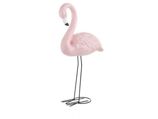 Mabella Flamingo figur i lyserød/keramik